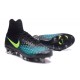 Nouveau Crampons Nike Magista Obra II FG Noir Bleu Vert