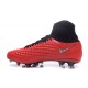 Nouveau Crampons Nike Magista Obra II FG Rouge Noir