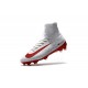 Nike Mercurial Superfly 5 FG - Chaussures de Football 2016 Blanc Rouge