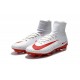 Nike Mercurial Superfly 5 FG - Chaussures de Football 2016 Blanc Rouge