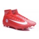 Nike Mercurial Superfly 5 FG - Chaussures de Football 2016 FC Bayern München Rouge Blanc