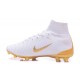 Nike Mercurial Superfly 5 FG - Chaussures de Football 2016 Real Madrid FC Blanc Or