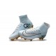 Nouvelles Nike Mercurial Superfly 5 FG - Chaussures de Football CR7 Vitórias Blanc Or Noir