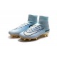 Nouvelles Nike Mercurial Superfly 5 FG - Chaussures de Football CR7 Vitórias Blanc Or Noir