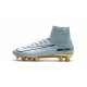 Nouvelles Nike Mercurial Superfly 5 FG - Chaussures de Football CR7 Vitórias Blanc Or Noir