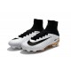 Nouvelles Nike Mercurial Superfly 5 FG - Chaussures de Football Blanc Or Noir