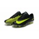Nouveau Chaussures Football - Nike Mercurial Vapor XI FG Crampons CR7 Algue Volt Hasta Blanc