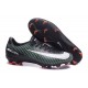 Nouveau Chaussures Football - Nike Mercurial Vapor XI FG Crampons Noir Blanc Vert Électrique