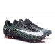 Nouveau Chaussures Football - Nike Mercurial Vapor XI FG Crampons Noir Blanc Vert Électrique