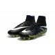 Hommes Chaussures Nike HyperVenom Phantom 2 FG Noir Blanc Volt Bleu