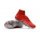 Hommes Chaussures Nike HyperVenom Phantom 2 FG Rouge Argent