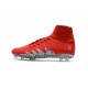 Hommes Chaussures Nike HyperVenom Phantom 2 FG Rouge Argent