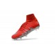 Hommes Chaussures Nike HyperVenom Phantom 2 FG Rouge Argent