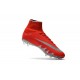 Hommes Chaussures Nike HyperVenom Phantom 2 FG Rouge Argent