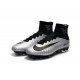 Nouvelles Nike Mercurial Superfly 5 FG - Chaussures de Football Argent Noir