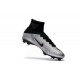 Nouvelles Nike Mercurial Superfly 5 FG - Chaussures de Football Argent Noir