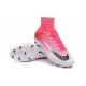 Chaussures de Foot Pas Cher Nike Mercurial Superfly V FG - Rose Blanc Noir
