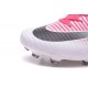 Chaussures de Foot Pas Cher Nike Mercurial Superfly V FG - Rose Blanc Noir