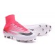 Chaussures de Foot Pas Cher Nike Mercurial Superfly V FG - Rose Blanc Noir