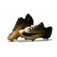 Chaussures de Foot Nike Mercurial - crampon mercurial vapor XI FG ACC Or Noir