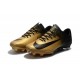 Chaussures de Foot Nike Mercurial - crampon mercurial vapor XI FG ACC Or Noir