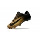 Chaussures de Foot Nike Mercurial - crampon mercurial vapor XI FG ACC Or Noir