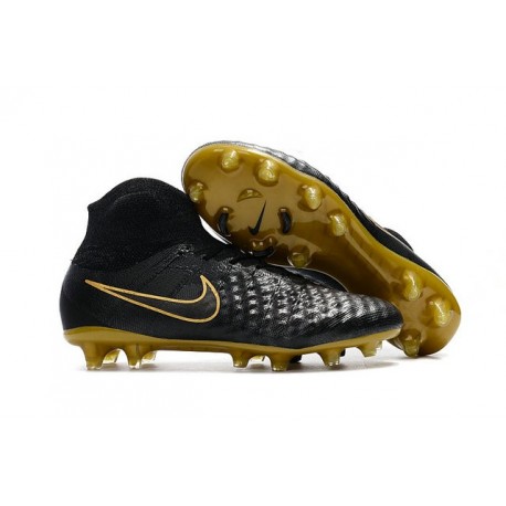 Crampons De Foot Nike Magista Obra 2 FG ACC Or Noir