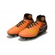 Chaussures de Foot Nike Magista Obra II Tech Craft FG Orange Jaune Noir 