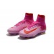 2017 Chaussures de Football Nike Mercurial Superfly V FG - Rose Blanc Rouge