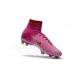 2017 Chaussures de Football Nike Mercurial Superfly V FG - Rose Blanc Rouge