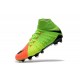 Chaussures de Football 2017 Nike Femme Hypervenom Phantom 3 DF FG Vert Noir Orange