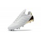 Nouveaux Crampons Football Adidas Copa 17.1 FG Hommes Or Blanc