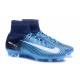 Nouvelles Nike Mercurial Superfly 5 FG - Chaussures de Football Jaune Noir Blanc