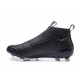 Chaussure de Foot Adidas ACE 17+ Purecontrol FG 2017 Noir Blanc Nuit métallique