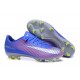 Chaussures de Foot Nike Homme Mercurial Vapor XI FG Argent Bleu Rose