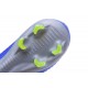 Chaussures de Foot Nike Homme Mercurial Vapor XI FG Argent Bleu Rose