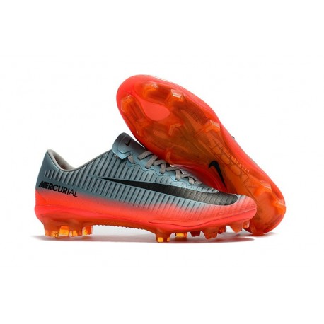 Chaussure de Foot Nike CR7 FG Nike Mercurial Vapor 11 Gris Cool Hématite Loup