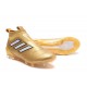 Chaussure Football Adidas ACE 17+ Purecontrol FG Pour Hommes Blanc Or