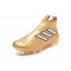 Chaussure Football Adidas ACE 17+ Purecontrol FG Pour Hommes Blanc Or