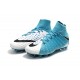 Chaussures Football Nike Hypervenom Phantom DF FG Blanc Noir Bleu Photo