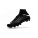 Chaussures de Football 2017 Nike Hypervenom Phantom 3 DF FG Pas Cher - Noir Blanc