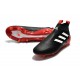 Chaussure de Foot Adidas ACE 17+ Purecontrol FG 2017 Noir Blanc Rouge