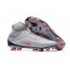 Nike Magista Obra 2 FG ACC Air Max Chaussures Football Pour Homme - Gris Cool Rouge Noir