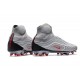 Nike Magista Obra 2 FG ACC Air Max Chaussures Football Pour Homme - Gris Cool Rouge Noir