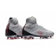 Nike Magista Obra 2 FG ACC Air Max Chaussures Football Pour Homme - Gris Cool Rouge Noir