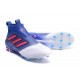 Chaussure Football Hommes Adidas ACE 17+ Purecontrol FG Champagne Bleu Rouge Blanc