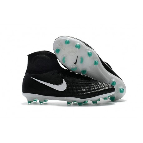 Chaussures Foot Nike Magista Obra II Tech Craft FG - Noir Blanc