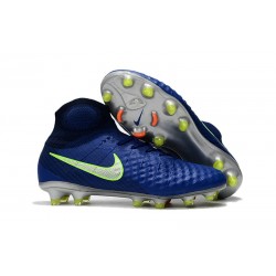 Crampons De Foot Nike Magista Obra 2 FG ACC Bleu Vert