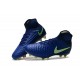 Crampons De Foot Nike Magista Obra 2 FG ACC Bleu Vert