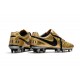 Nike Tiempo Legend VII FG - Chaussures de Football pour Hommes Totti X Roma Or Noir